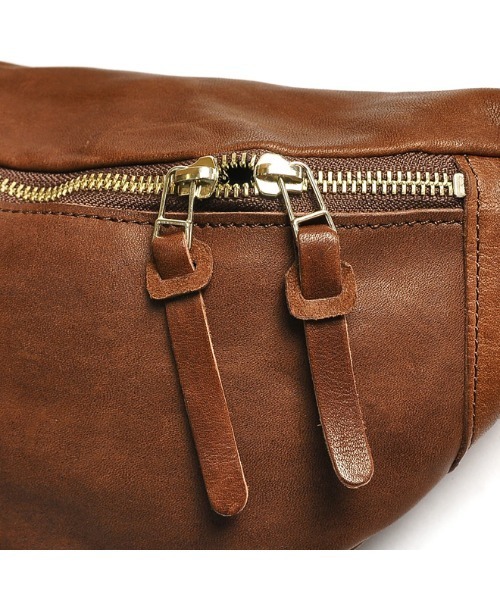 TONE SELECT GOODS(トーンセレクトグッズ)の「Butler Verner Sails(バトラーバーナーセイルズ) 馬革ヒップバッグ ホースレザーショルダーバッグ ボディバッグ 【JA-2290】(ボディバッグ/ウエストポーチ・メンズ・ブラウン・FREE)」の4枚目の写真