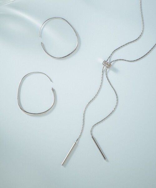 23区（ニジュウサンク）の「スネークチェーン ラリエット ネックレス（ネックレス・レディース・シルバー系/ゴールド系・F）」の7枚目の写真