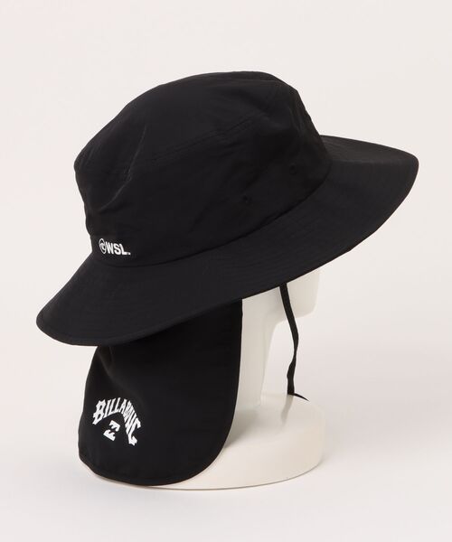 BILLABONG(ビラボン)の「BILLABONG メンズ TAHARA PRO SUBMERSIBLE ハット 【2025年秋冬モデル】 @autumn/ビラボンサンシェード付きサファリハット(帽子)(ハット・メンズ・ブラック・FREE)」の2枚目の写真