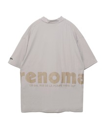 renoma ベージュ ロゴ入り シャツ Mサイズ 新品未使用 レノマ ゴルフウェア 半袖シャツ 春 夏 BACK LOGO POLO S/S-SP RG5106