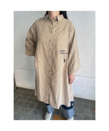 Rydia（リディア）の「袖ボリュームシャツワンピース（ワンピース）」