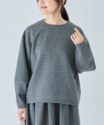 INCEDE | バックジップ キルトドルマンプルオーバー(Tシャツ/カットソー)