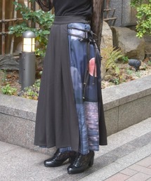 axes femme | 十五夜柄巻スカート風パンツ(その他パンツ)