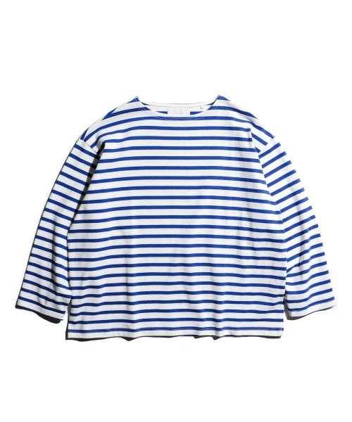 tsuzuli / ツヅリ BASQUE BOAT NECK LONG SLEEVE ボーダー バスクシャツ オーバーサイズ ボートネック