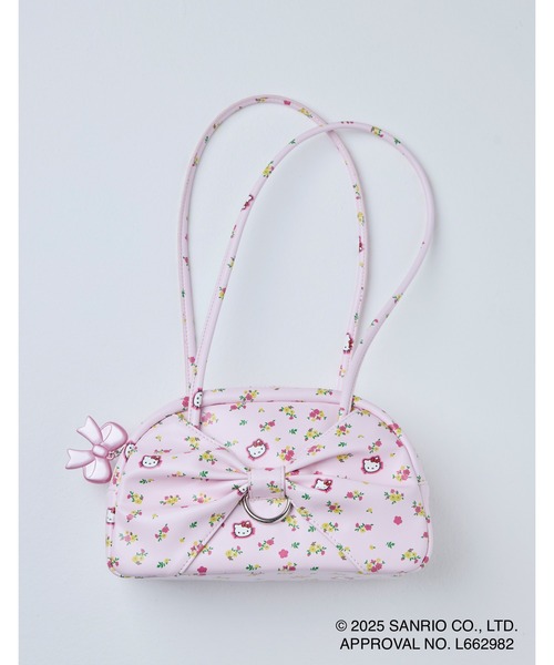 ハローキティコラボ(ハローキティコラボ)の「hello kitty x little sunny bite ribbon bag(ハンドバッグ・レディース・ピンク/ホワイト/ブラック・FREE)」の3枚目の写真
