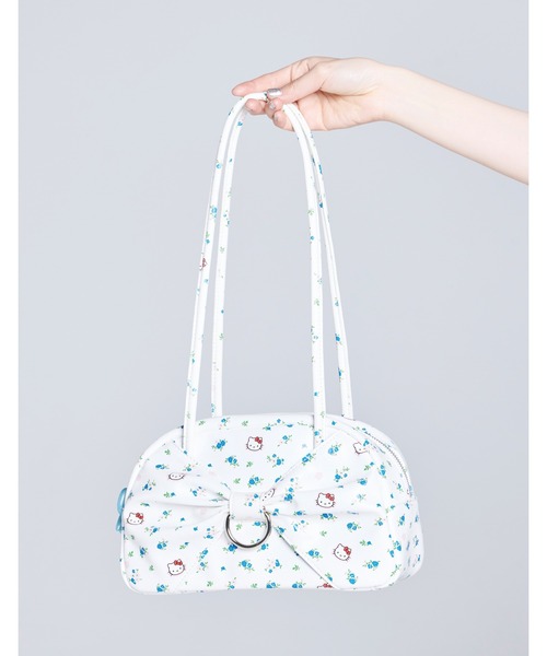 ハローキティコラボ(ハローキティコラボ)の「hello kitty x little sunny bite ribbon bag(ハンドバッグ・レディース・ピンク/ホワイト/ブラック・FREE)」の5枚目の写真