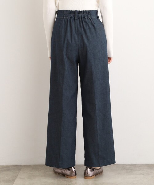 grove（グローブ）の「【あったか裏起毛】デニムライクストレートワイドパンツ（その他パンツ・レディース・ネイビー/ブラック/オフホワイト・02/03/01/04/05）」の21枚目の写真