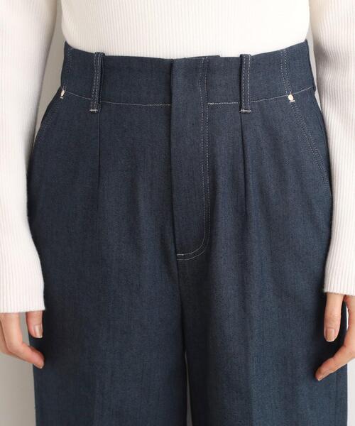 grove（グローブ）の「【あったか裏起毛】デニムライクストレートワイドパンツ（その他パンツ・レディース・ネイビー/ブラック/オフホワイト・02/03/01/04/05）」の22枚目の写真