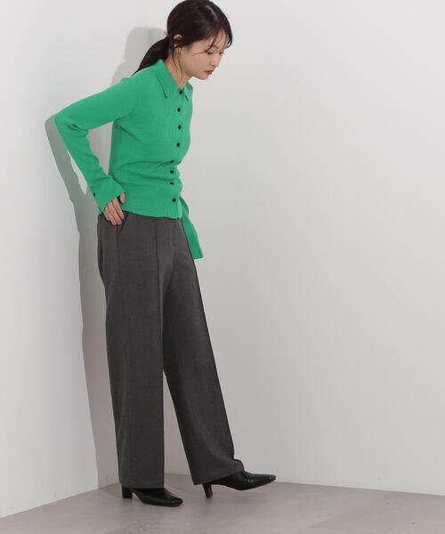 N.（N. Natural Beauty Basic）（エヌエヌナチュラルビューティーベーシック）の「【PS/低身長サイズ】ウォームタッチセンターコバパンツ（その他パンツ・レディース・グレー/ブラウン/ホワイト系その他・MEDIUM/P/S）」の5枚目の写真