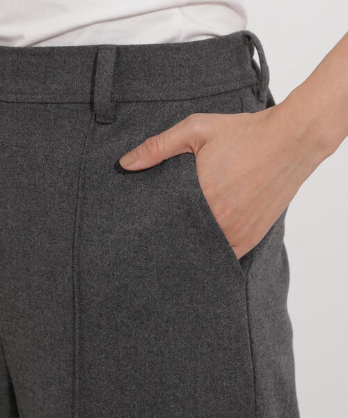 N.（N. Natural Beauty Basic）（エヌエヌナチュラルビューティーベーシック）の「【PS/低身長サイズ】ウォームタッチセンターコバパンツ（その他パンツ・レディース・グレー/ブラウン/ホワイト系その他・MEDIUM/P/S）」の13枚目の写真