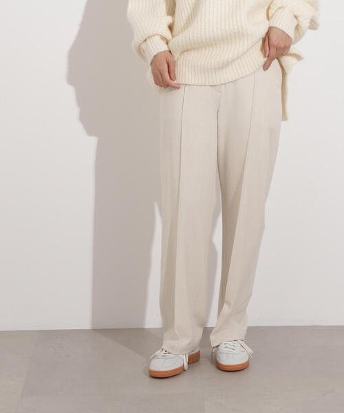 N.（N. Natural Beauty Basic）（エヌエヌナチュラルビューティーベーシック）の「【PS/低身長サイズ】ウォームタッチセンターコバパンツ（その他パンツ・レディース・グレー/ブラウン/ホワイト系その他・MEDIUM/P/S）」の17枚目の写真