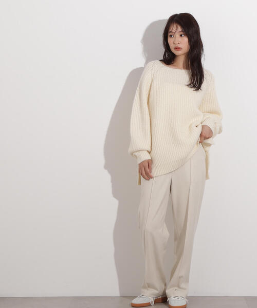 N.（N. Natural Beauty Basic）（エヌエヌナチュラルビューティーベーシック）の「【PS/低身長サイズ】ウォームタッチセンターコバパンツ（その他パンツ・レディース・グレー/ブラウン/ホワイト系その他・MEDIUM/P/S）」の18枚目の写真