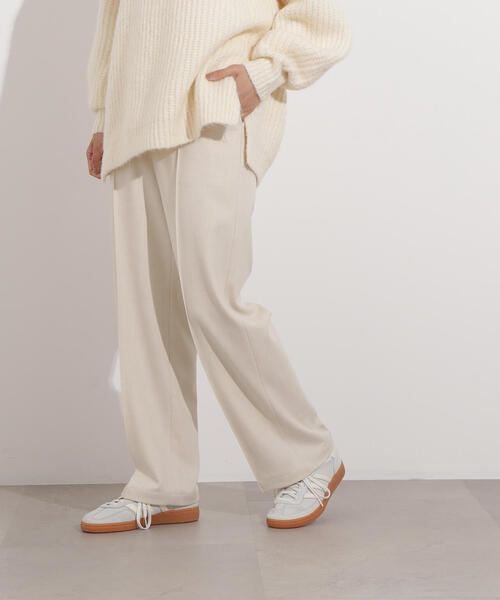 N.（N. Natural Beauty Basic）（エヌエヌナチュラルビューティーベーシック）の「【PS/低身長サイズ】ウォームタッチセンターコバパンツ（その他パンツ・レディース・グレー/ブラウン/ホワイト系その他・MEDIUM/P/S）」の19枚目の写真