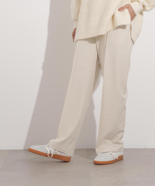 N.（N. Natural Beauty Basic）（エヌエヌナチュラルビューティーベーシック）の「【PS/低身長サイズ】ウォームタッチセンターコバパンツ（その他パンツ・レディース・グレー/ブラウン/ホワイト系その他・MEDIUM/P/S）」の20枚目の写真