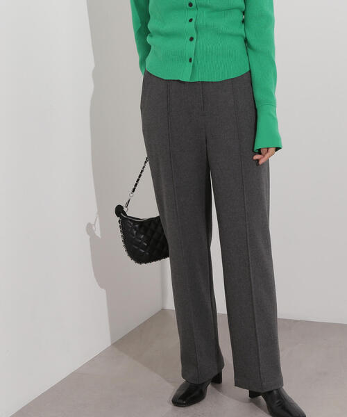 N.（N. Natural Beauty Basic）（エヌエヌナチュラルビューティーベーシック）の「【PS/低身長サイズ】ウォームタッチセンターコバパンツ（その他パンツ・レディース・グレー/ブラウン/ホワイト系その他・MEDIUM/P/S）」の3枚目の写真