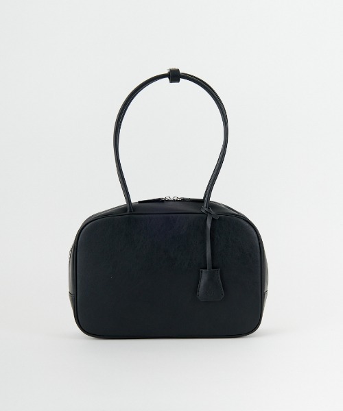 anuke/アンヌーク] エコレザー ボストンバッグ（ショルダーバッグ