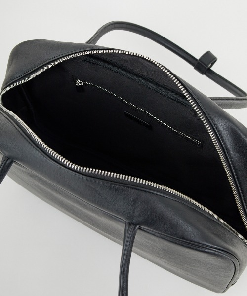 anuke エコレザーボストンバック anuke/アンヌーク] エコレザー ボストンバッグ（ショルダーバッグ