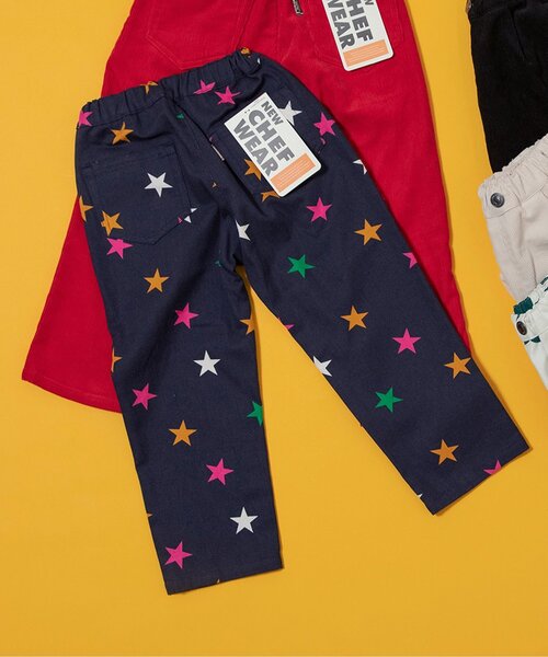 BREEZE（ブリーズ）の「【裏起毛】あったかシェフパンツ_ジュニア対応（その他パンツ・キッズ・ブルー/オフホワイト/ブラック/ブラウン/グリーン/レッド/ライトインディゴブルー/キナリ/ストライプ・80/90/100/110/120/130/140）」の7枚目の写真