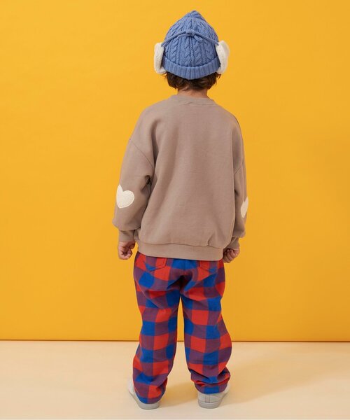 BREEZE（ブリーズ）の「【裏起毛】あったかシェフパンツ_ジュニア対応（その他パンツ・キッズ・ブルー/オフホワイト/ブラック/ブラウン/グリーン/レッド/ライトインディゴブルー/キナリ/ストライプ・80/90/100/110/120/130/140）」の11枚目の写真