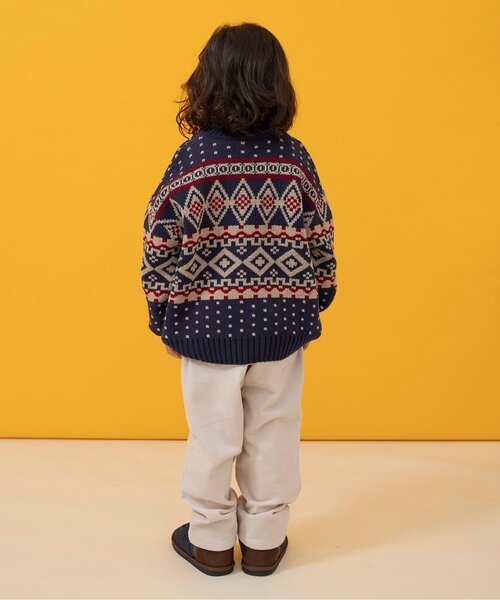 BREEZE（ブリーズ）の「【裏起毛】あったかシェフパンツ_ジュニア対応（その他パンツ・キッズ・ブルー/オフホワイト/ブラック/ブラウン/グリーン/レッド/ライトインディゴブルー/キナリ/ストライプ・80/90/100/110/120/130/140）」の16枚目の写真