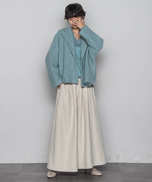 MAYSON GREY（メイソングレイ）の「スウェードライクキュロットパンツ≪手洗い可能≫（その他パンツ・レディース・オフホワイト/ブラック/チャコールグレー/ブラウン・M/S）」の9枚目の写真