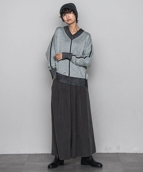 MAYSON GREY（メイソングレイ）の「スウェードライクキュロットパンツ≪手洗い可能≫（その他パンツ・レディース・オフホワイト/ブラック/チャコールグレー/ブラウン・M/S）」の17枚目の写真