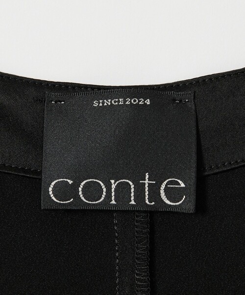 conte＞サテン サロペット【公式通販】