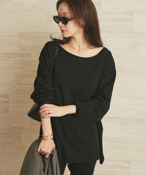 CALUX /キャラクス 別注 WIDE LS プルオーバー（Tシャツ/カットソー