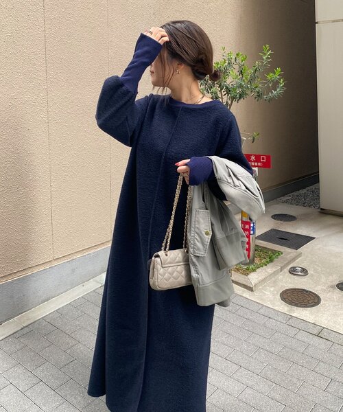 インフルエンサー SAKURA企画】イタリアンエアリーワンピース