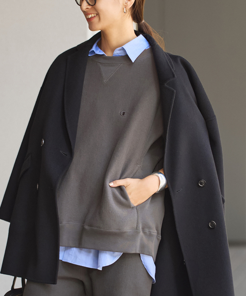 Champion 別注製品染めREVERSE WEAVEポケット（スウェット