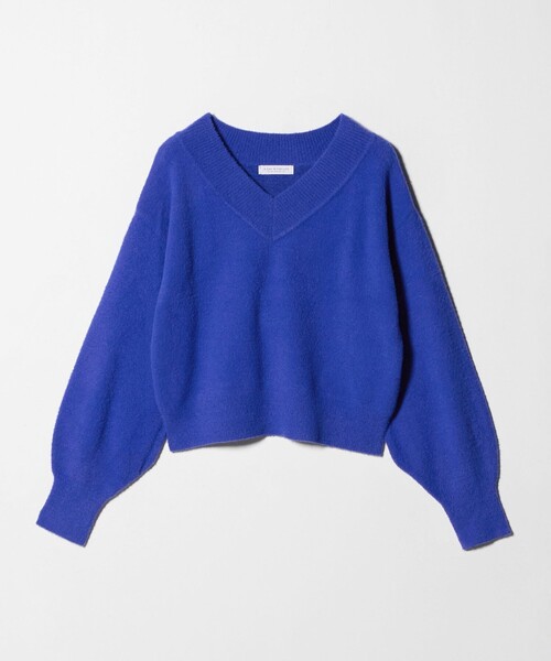 A DAY IN THE LIFE UNITED ARROWS(アデイインザライフユナイテッドアローズ)の「フワフワ Vネックニット <A DAY IN THE LIFE(ニット/セーター・レディース・コバルトブルー/ダークグレー/ライトピンク・FREE)」の2枚目の写真