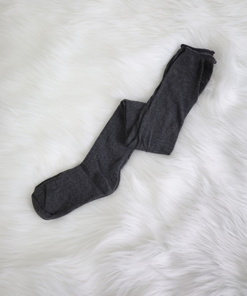 Vini(ヴィニ)の「ルーズシルエット ニーハイソックス(ソックス/靴下・レディース・テラコッタ/アイボリー/ブラック/ホワイト/グレー・FREE)」の11枚目の写真