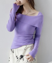 d.i.a新品オフショルダー紫色長袖トップス 楽天市場】オフショルダー トップス（カラーパープル）（トップス