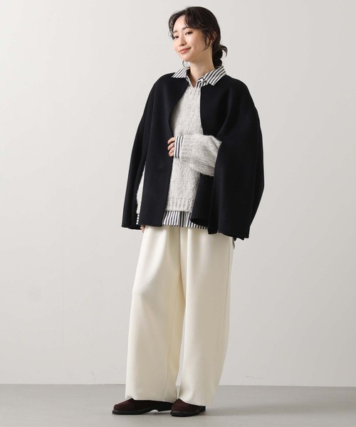 Gready Brilliant(グレディブリリアン)の「BASICシャツ(シャツ/ブラウス・レディース・ブラック×ホワイト/ベージュ系/サックスブルー・38)」の14枚目の写真