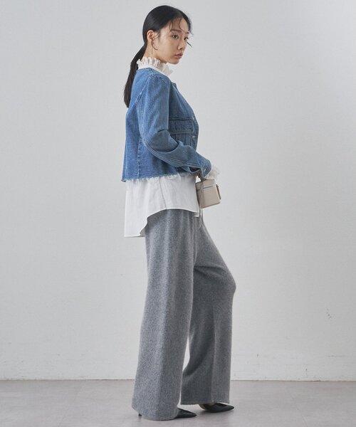 Whim Gazette（ウィムガゼット）の「デニムクルージャケット（デニムジャケット・レディース・ブルー・FREE）」の5枚目の写真