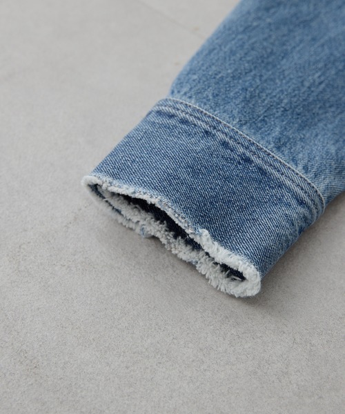 Whim Gazette（ウィムガゼット）の「デニムクルージャケット（デニムジャケット・レディース・ブルー・FREE）」の21枚目の写真