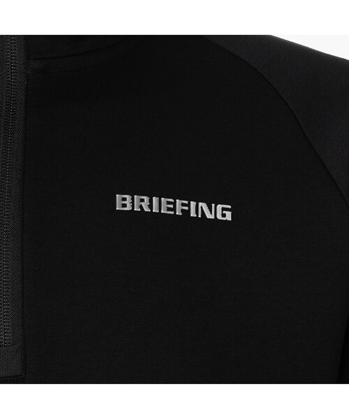 BRIEFING（ブリーフィング）の「【BRIEFING GOLF／ブリーフィングゴルフ】MS WARM 3D LOGO HALFZIP TOP（Tシャツ/カットソー・メンズ・ブラック/グレー/ベージュ・M/L/XL）」の7枚目の写真
