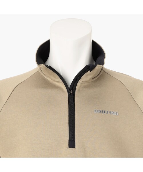BRIEFING（ブリーフィング）の「【BRIEFING GOLF／ブリーフィングゴルフ】MS WARM 3D LOGO HALFZIP TOP（Tシャツ/カットソー・メンズ・ブラック/グレー/ベージュ・M/L/XL）」の20枚目の写真