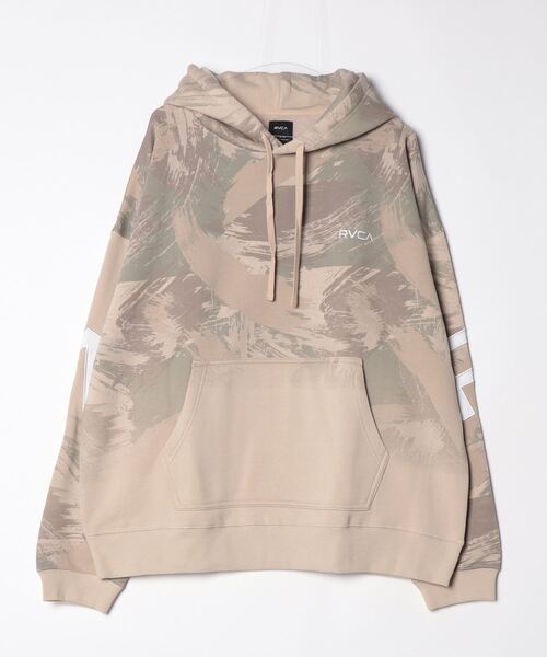 RVCA（ルーカ）の「ルーカ RVCA BACK SIDE ARCH RVCA HD サーフ スウェットパーカー（パーカー・メンズ・ブラック/サンドグレー/ライトグレー・M/L/LL/S）」の3枚目の写真