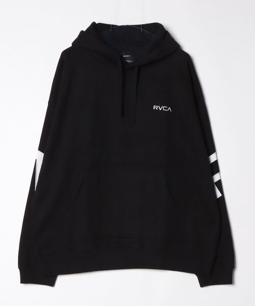 RVCA（ルーカ）の「ルーカ RVCA BACK SIDE ARCH RVCA HD サーフ スウェットパーカー（パーカー・メンズ・ブラック/サンドグレー/ライトグレー・M/L/LL/S）」の2枚目の写真