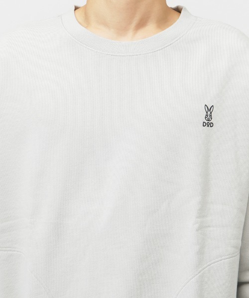 DOD（ディーオーディー）の「ディーオーディー DOD ウサロゴスウェット アウトドアカジュアル スウェットパーカー（パーカー・メンズ・グレー・M/L/XL）」の6枚目の写真