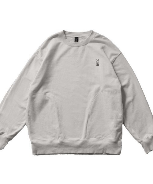 DOD（ディーオーディー）の「ディーオーディー DOD ウサロゴスウェット アウトドアカジュアル スウェットパーカー（パーカー・メンズ・グレー・M/L/XL）」の9枚目の写真