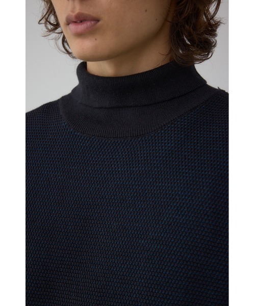 AZUL by moussy(アズールバイマウジー)の「ハニカムタートルネックニット(ニット/セーター・メンズ・オフホワイト/グレー/ブラック・MEDIUM/LARGE)」の20枚目の写真
