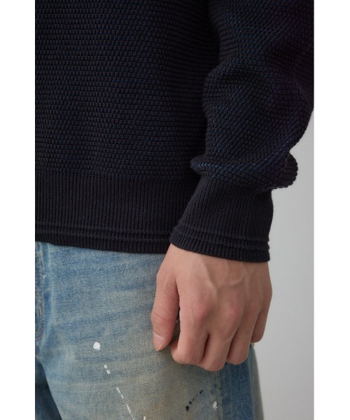AZUL by moussy(アズールバイマウジー)の「ハニカムタートルネックニット(ニット/セーター・メンズ・オフホワイト/グレー/ブラック・MEDIUM/LARGE)」の22枚目の写真