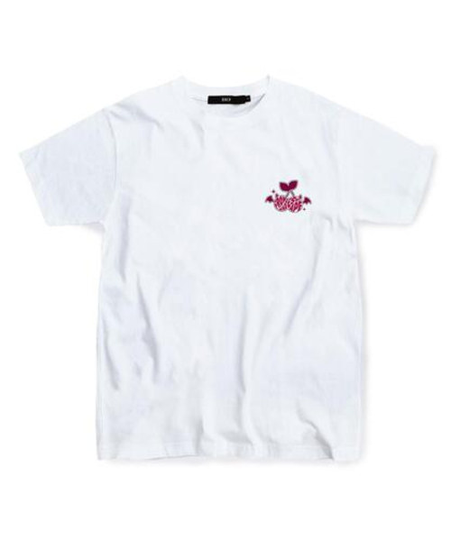 ESCAPEFROM（エスケープフロム）の「ピンクチェリー ロゴTシャツ ホワイト（Tシャツ/カットソー・レディース・その他・SMALL/MEDIUM/LARGE）」の2枚目の写真