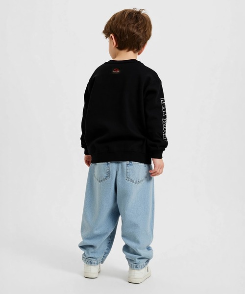 BABYDOLL(ベビードール)の「親子お揃い ジュラシックパーク グラフィックトレーナー 1123K(スウェット・キッズ・ブラック・90cm/100cm/110cm/120cm/130cm/140cm)」の6枚目の写真