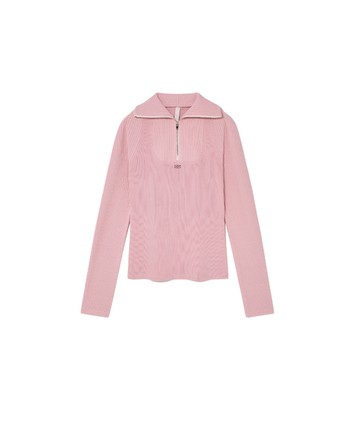 Kijun(キジュン)の「Corduroy Half Zip-Up Top Pink(その他トップス・レディース・その他・SMALL/MEDIUM)」の4枚目の写真