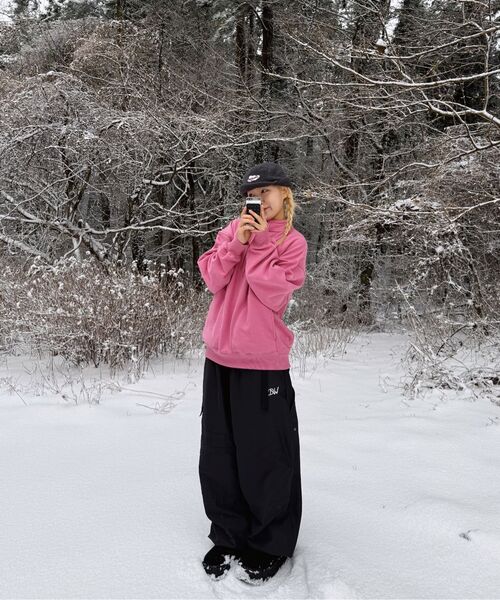 Plan Half Zip-Up Sweatshirt Pink(スウェット)|TEKET(テケット Plan Half Zip-Up Sweatshirt Pink(スウェット)|TEKET(テケット