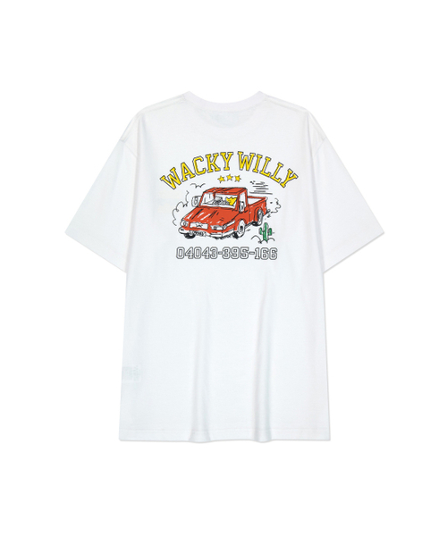 Wacky WiLLy(ワッキーウィリー)の「キキドライビンググラフィック半袖Tシャツホワイト(Tシャツ/カットソー・レディース・その他・MEDIUM/LARGE/X-LARGE/SMALL)」の1枚目の写真