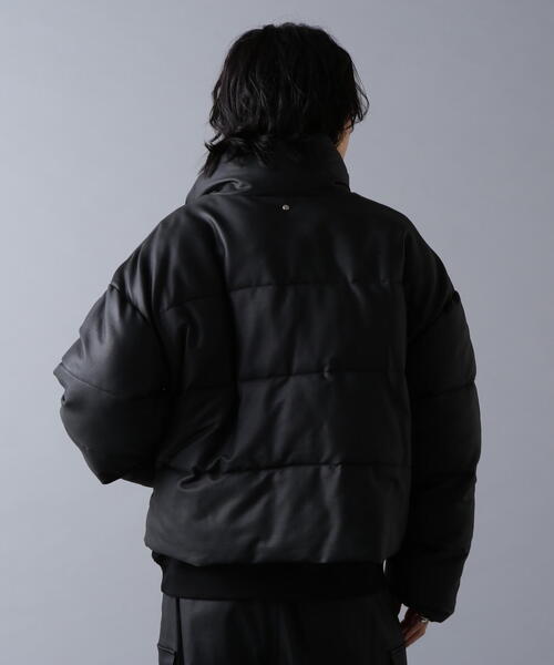 DANKE SCHON（ダンケシェーン）の「DankeSchon/ダンケシェーン/COATING SHORT BLOUSON（ブルゾン・レディース・ブラック・L/M/S）」の4枚目の写真